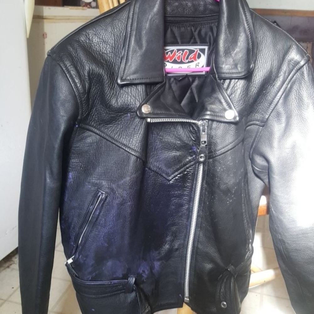 Leather jacket
